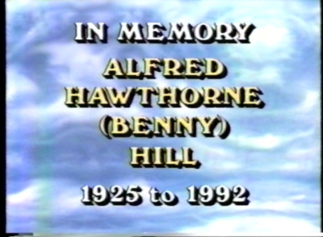 benny hill in memoriam