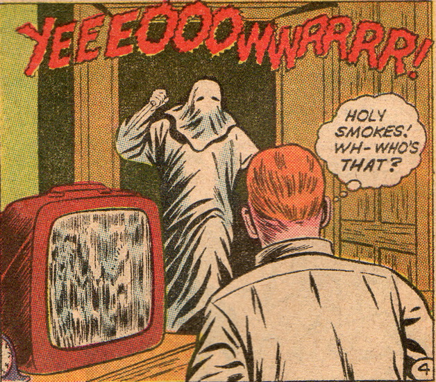 panel with ghost in jimmy olsen #52