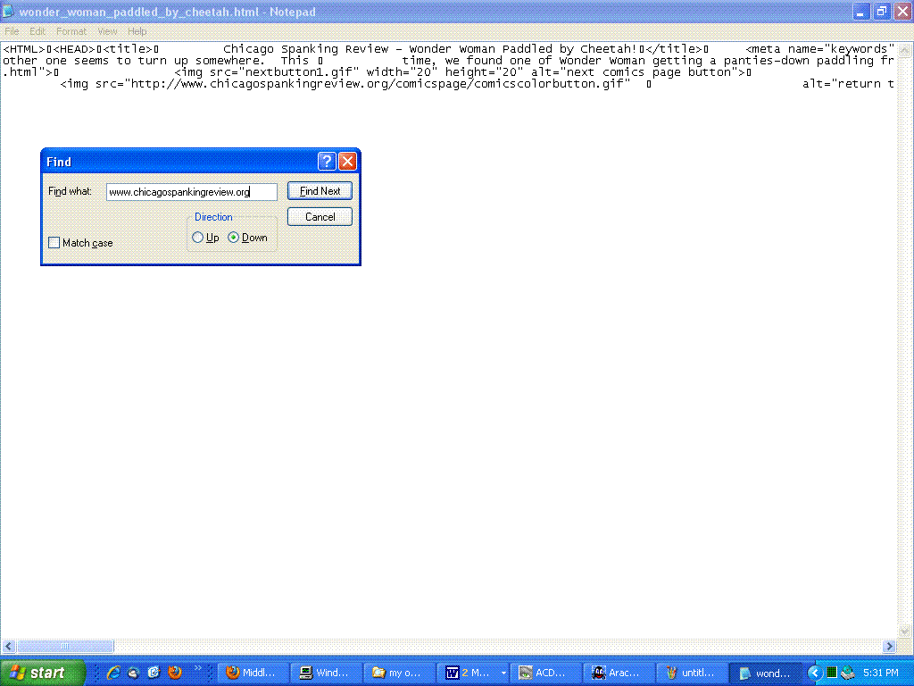 Searching the file for the important strings.